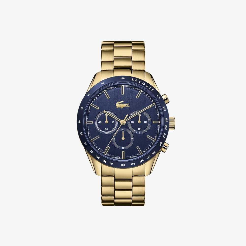 Lacoste Boston Chronograph Ionic Gold Plated Watch Gold | PMXW-94603