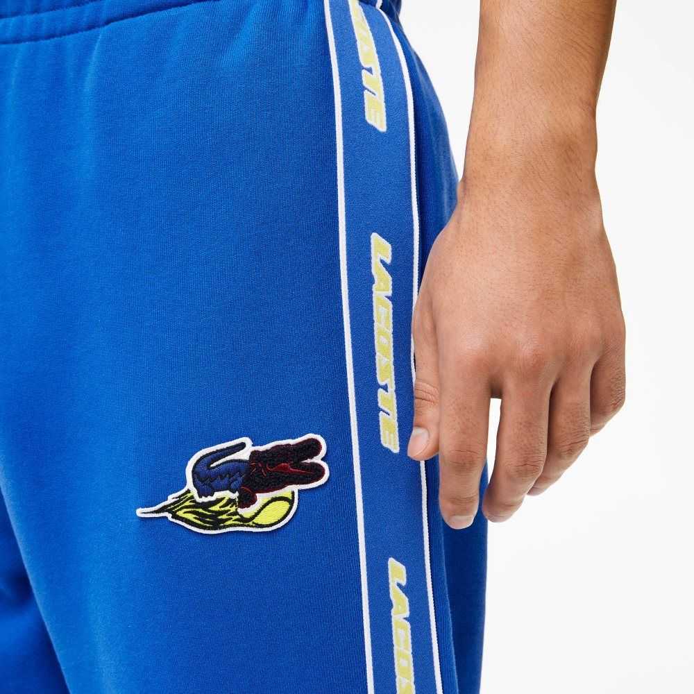 Lacoste Branded Band Trackpants Blue | ANPI-70461