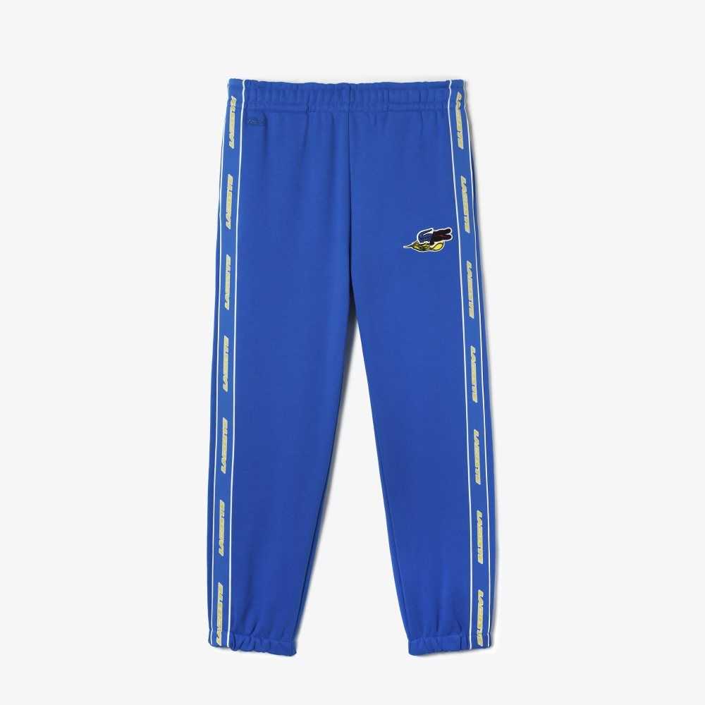 Lacoste Branded Band Trackpants Blue | ANPI-70461