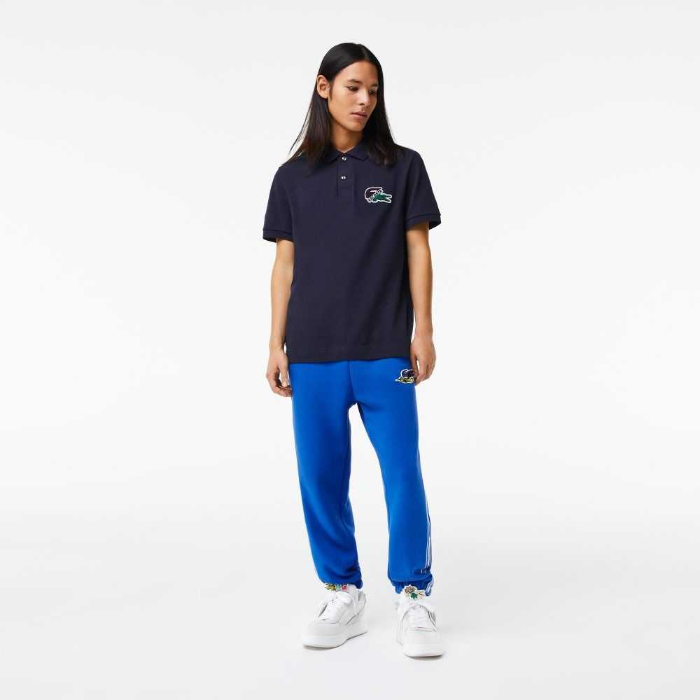 Lacoste Branded Band Trackpants Blue | ANPI-70461