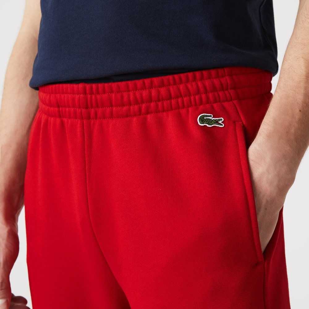 Lacoste Branded Colorblock Fleece Jogging Pants Red / Beige / Navy Blue | ZQHO-27430