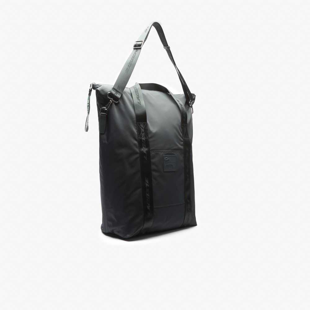 Lacoste Branded Handle Large Tote Bag Sinople | FQTZ-05146