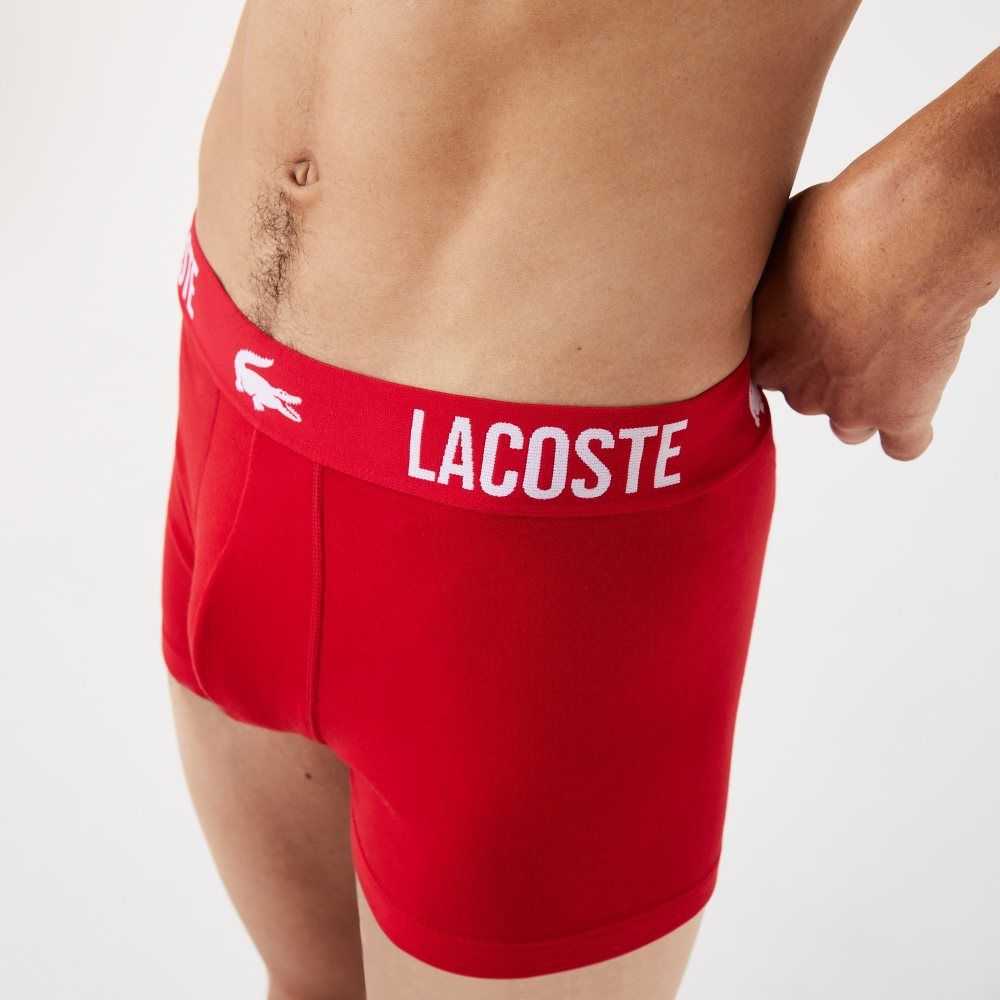 Lacoste Branded Jersey Trunk 3-Pack Tr2 | EOXN-76421