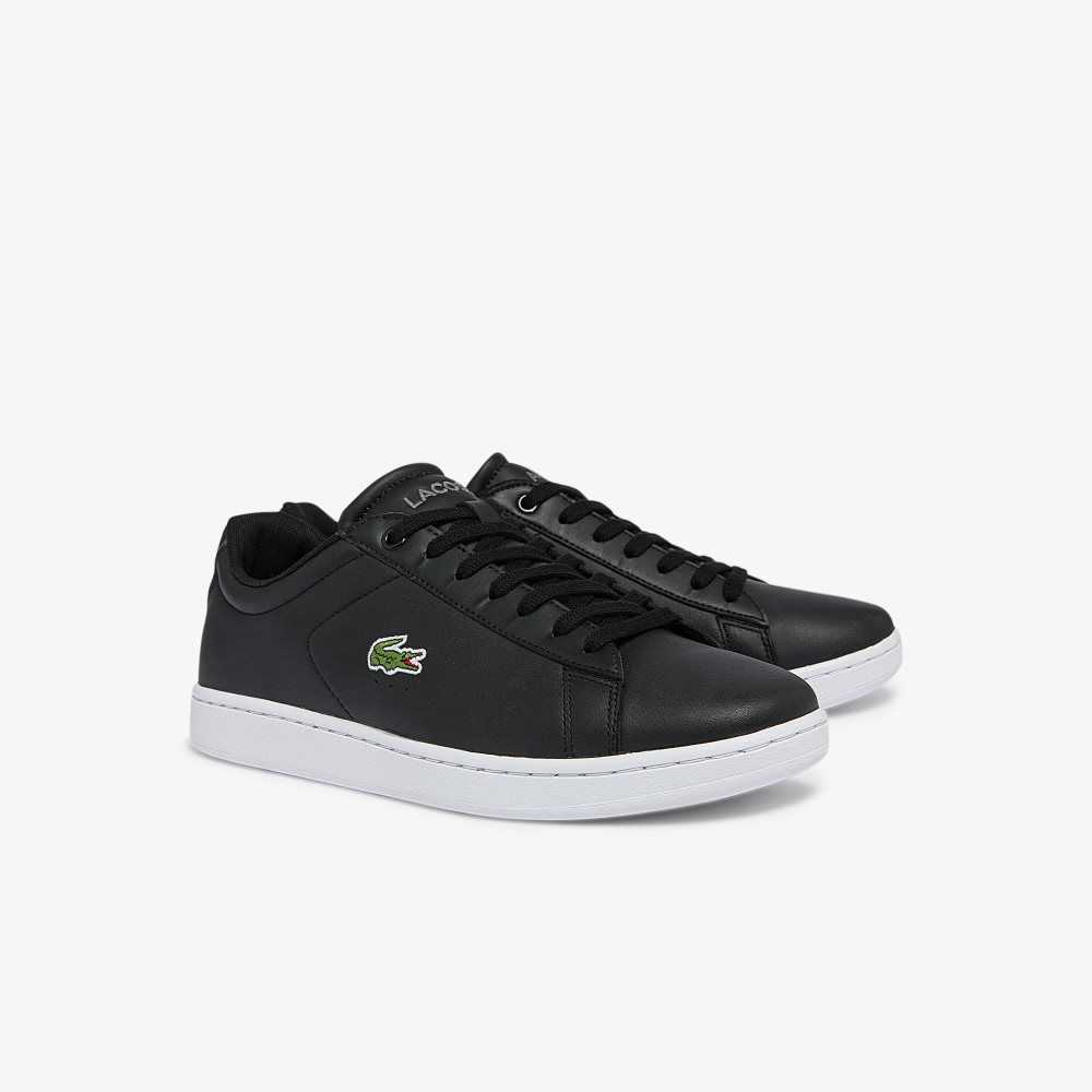 Lacoste Carnaby BL Leather Sneakers Black/White | YHGI-37054