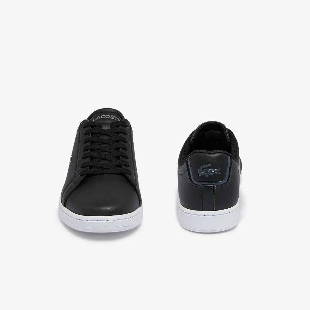 Lacoste Carnaby BL Leather Sneakers Black/White | YHGI-37054