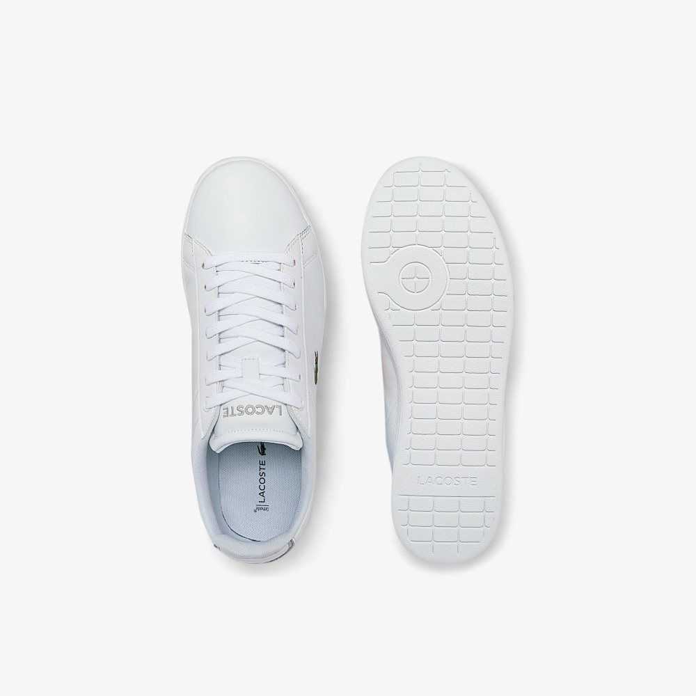 Lacoste Carnaby BL Leather Sneakers White/White | FEUD-43859