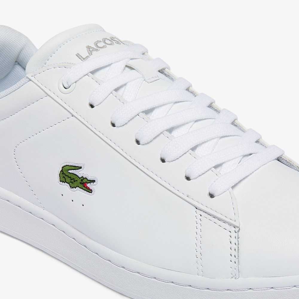 Lacoste Carnaby BL Leather Sneakers White/White | FEUD-43859