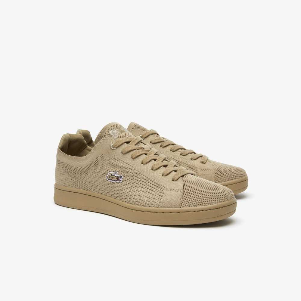 Lacoste Carnaby Piquee Sneakers Khaki | AFLE-48603