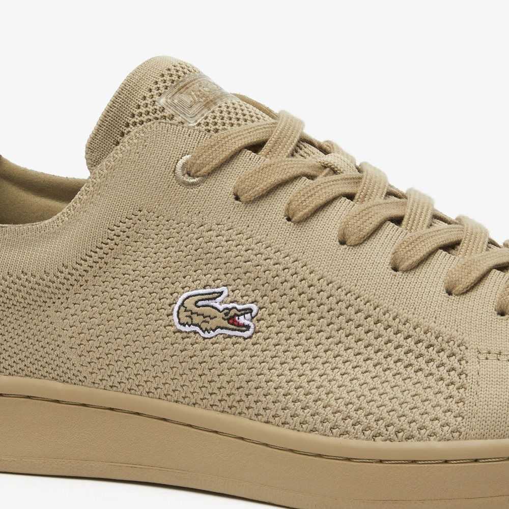Lacoste Carnaby Piquee Sneakers Khaki | AFLE-48603