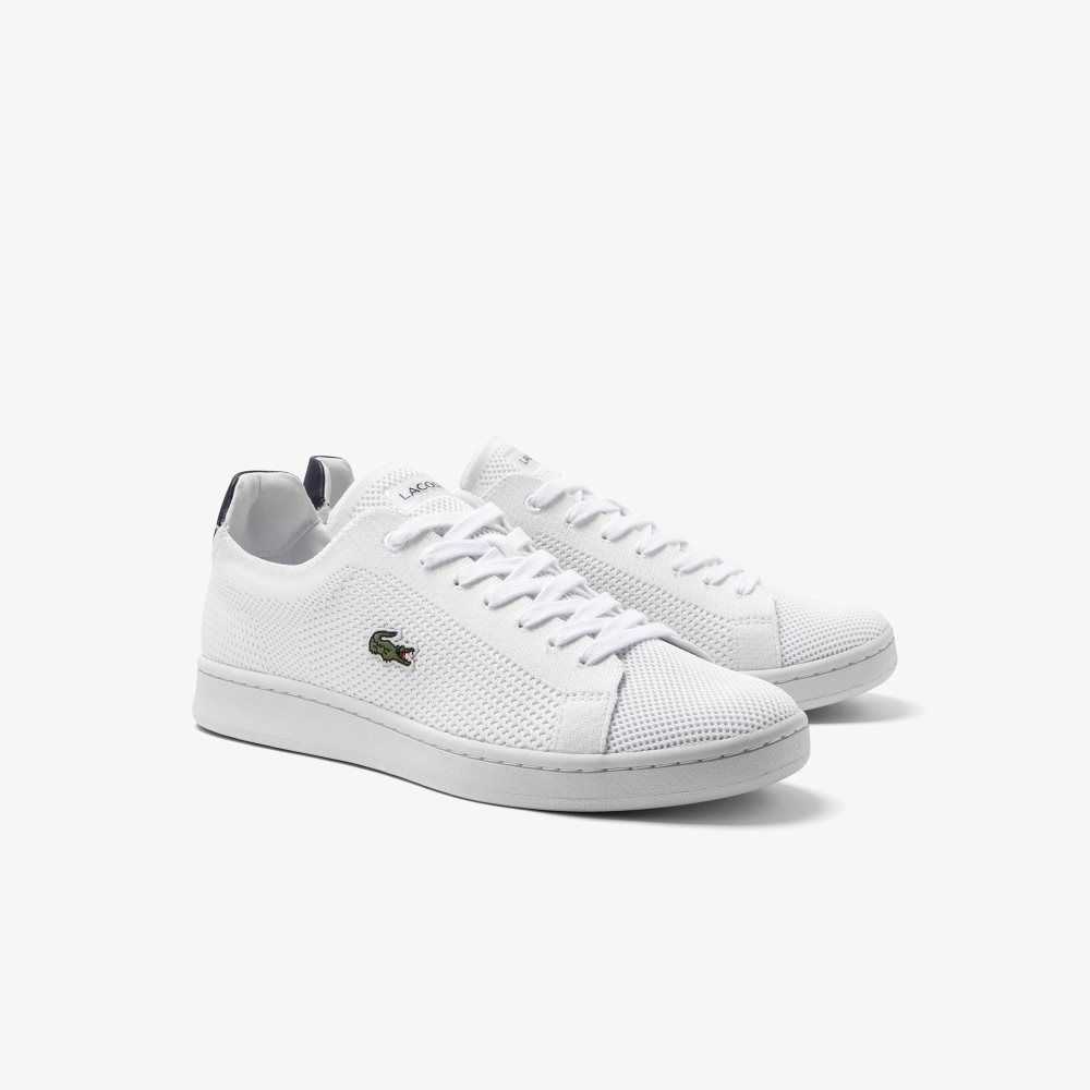 Lacoste Carnaby Piquee Sneakers White / Navy | XWIB-79463