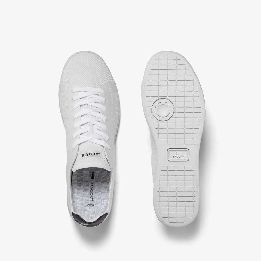 Lacoste Carnaby Piquee Sneakers White / Navy | XWIB-79463