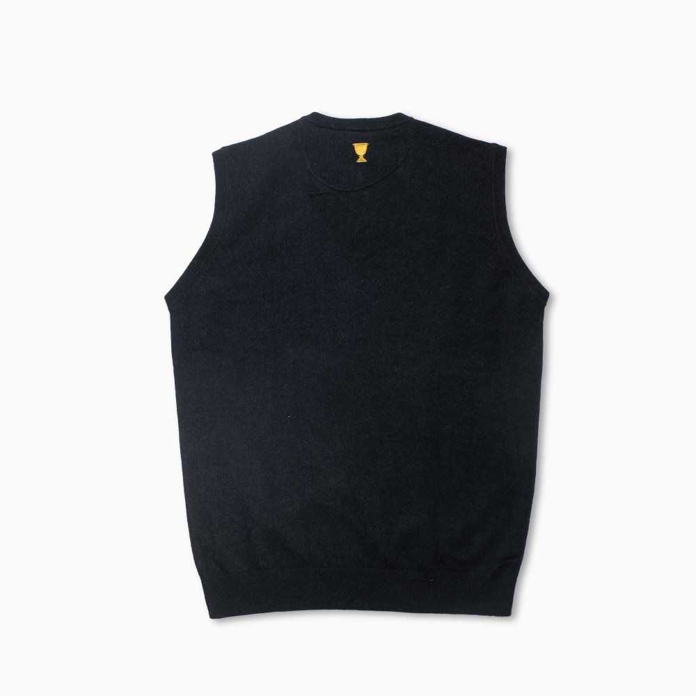 Lacoste Cashmere Sweater Vest Black | URJC-25170