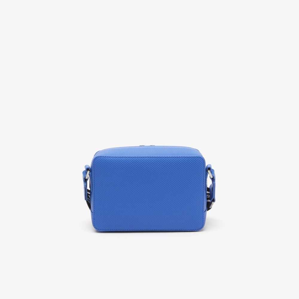 Lacoste Chantaco Logo Strap Bag Royaume Bleu Nuit Blanc | GCSV-46839