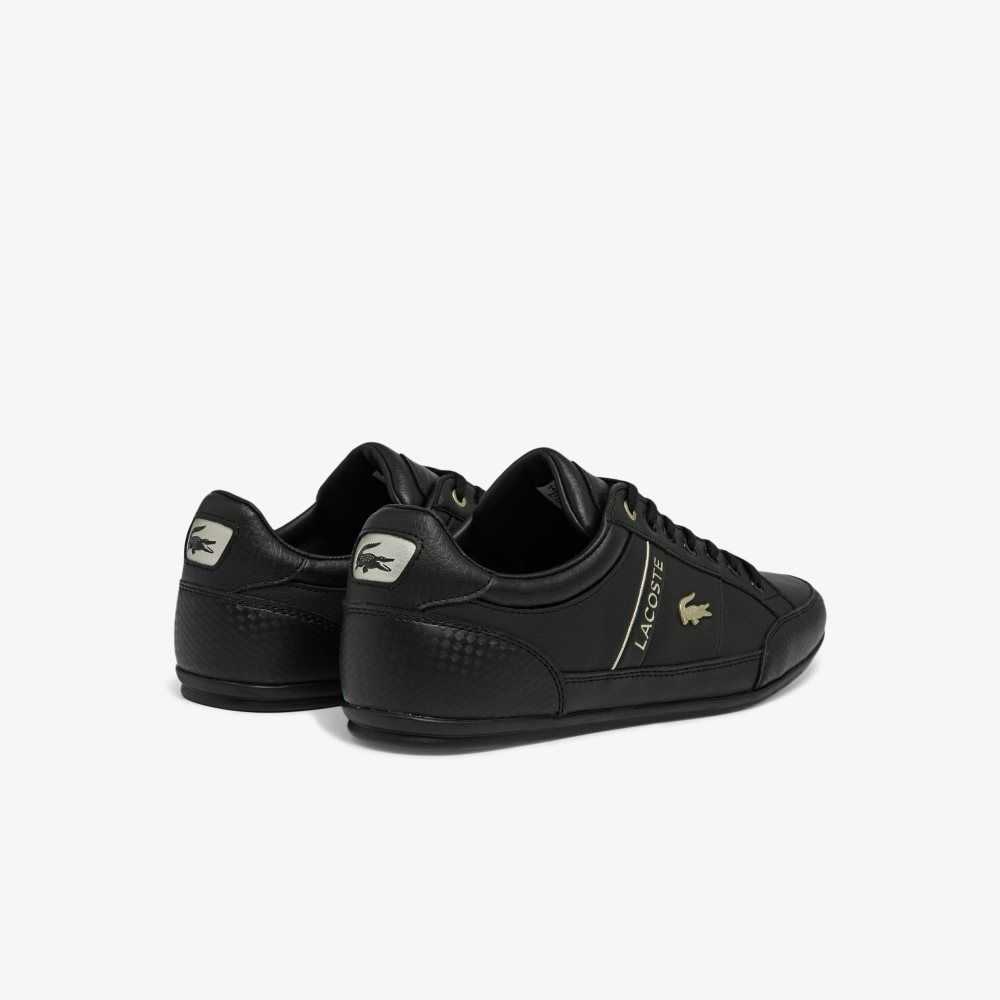Lacoste Chaymon Leather Sneakers Blk/Blk | ESPM-97682