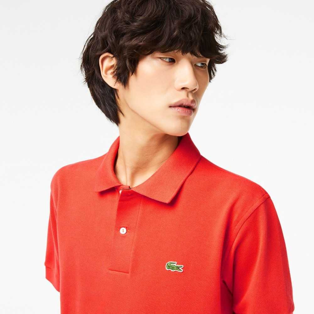 Lacoste Classic Fit Heavy Cotton Pique L.12.21 Polo Orange | RHFA-49735