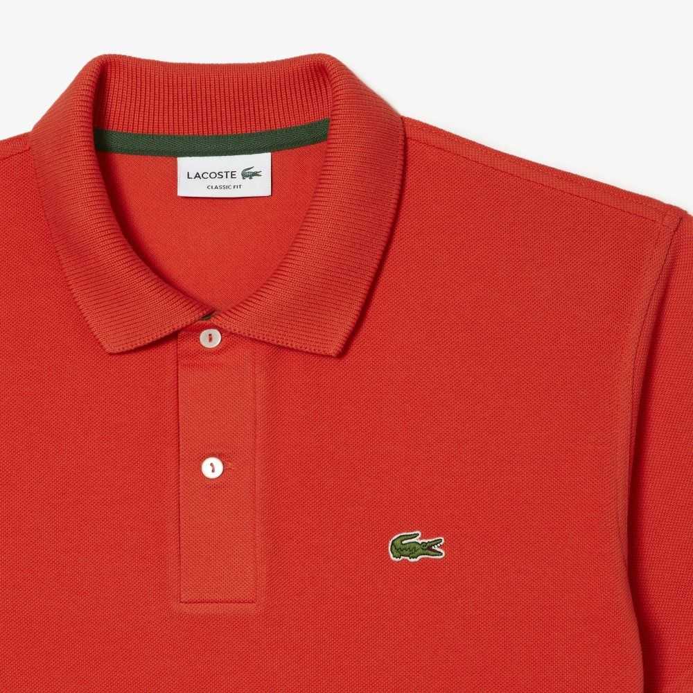 Lacoste Classic Fit Heavy Cotton Pique L.12.21 Polo Orange | RHFA-49735