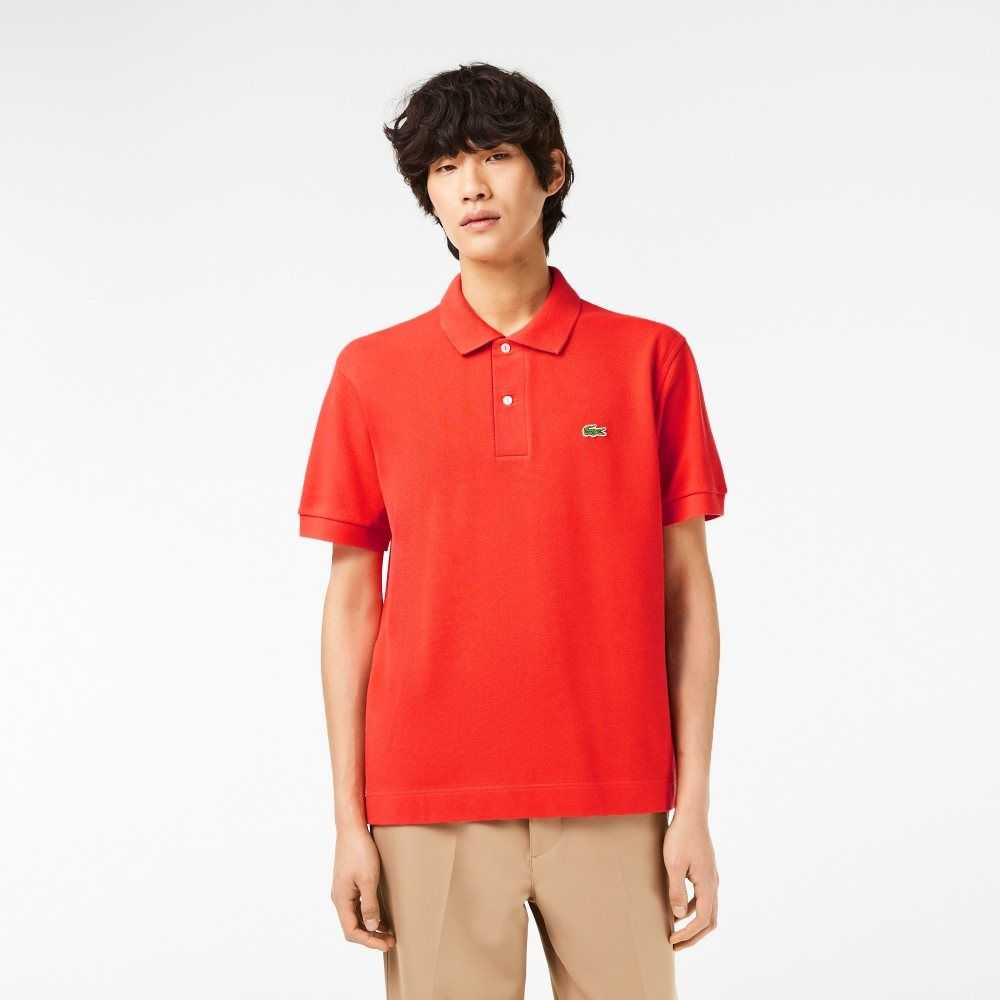 Lacoste Classic Fit Heavy Cotton Pique L.12.21 Polo Orange | RHFA-49735