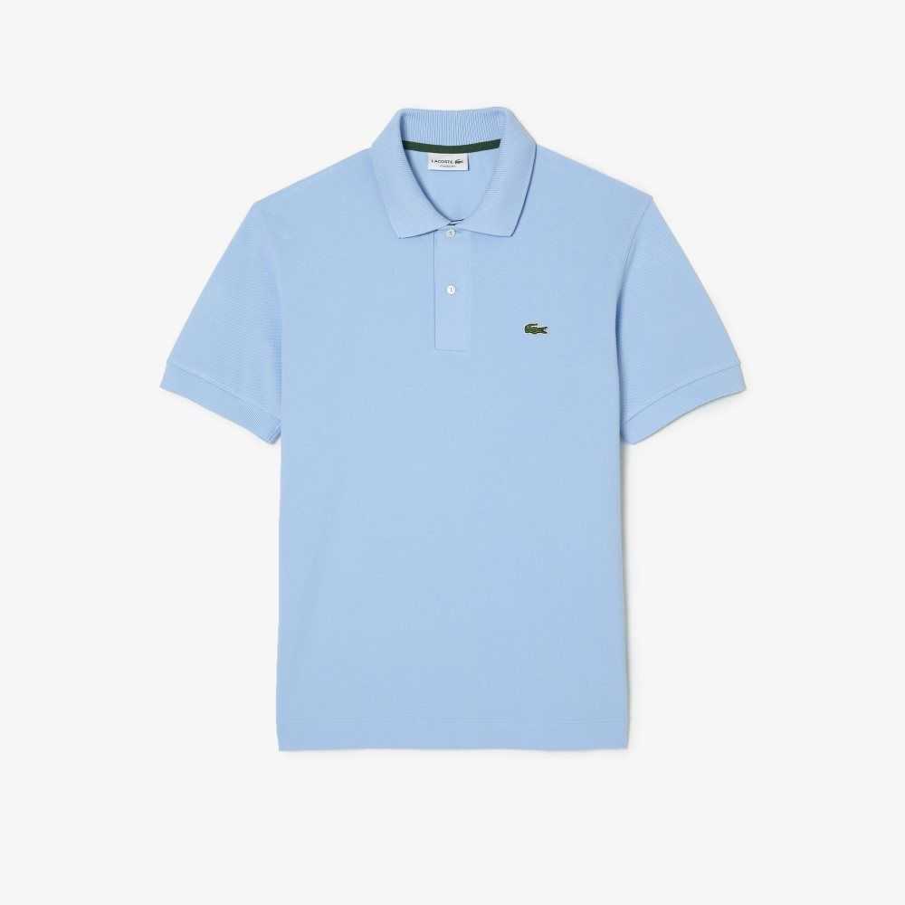 Lacoste Classic Fit Heavy Cotton Pique L.12.21 Polo Blue | SXIO-48172