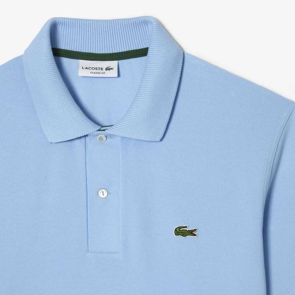 Lacoste Classic Fit Heavy Cotton Pique L.12.21 Polo Blue | SXIO-48172