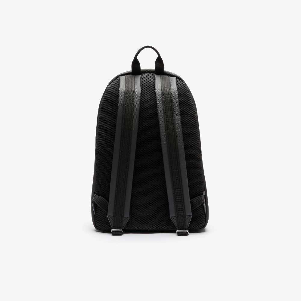 Lacoste Classic Petit Pique Backpack Black | YGZQ-80763