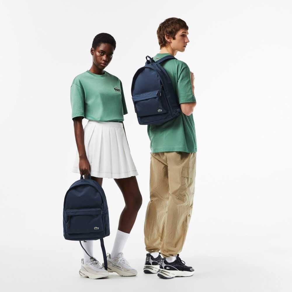 Lacoste Computer Compartment Backpack Peacoat | DSTI-48367
