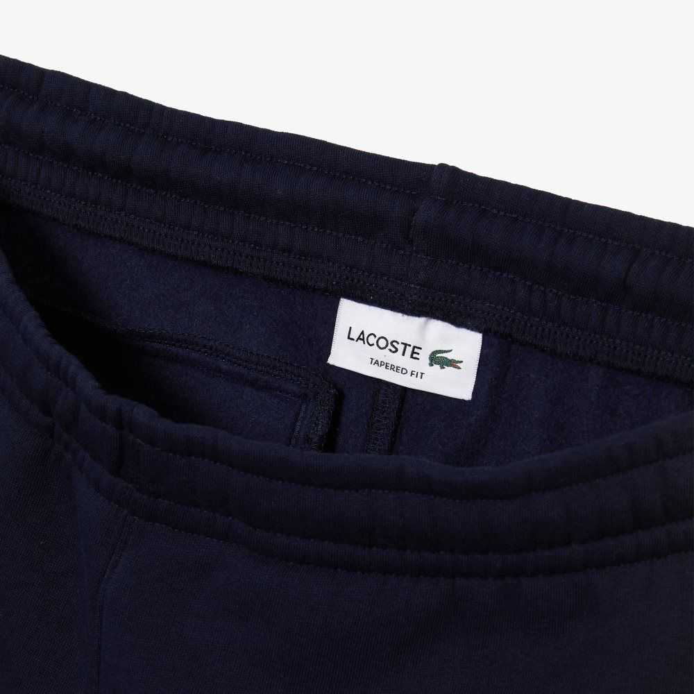 Lacoste Contrast Bands Trackpants Navy Blue / Yellow | TLAZ-97316