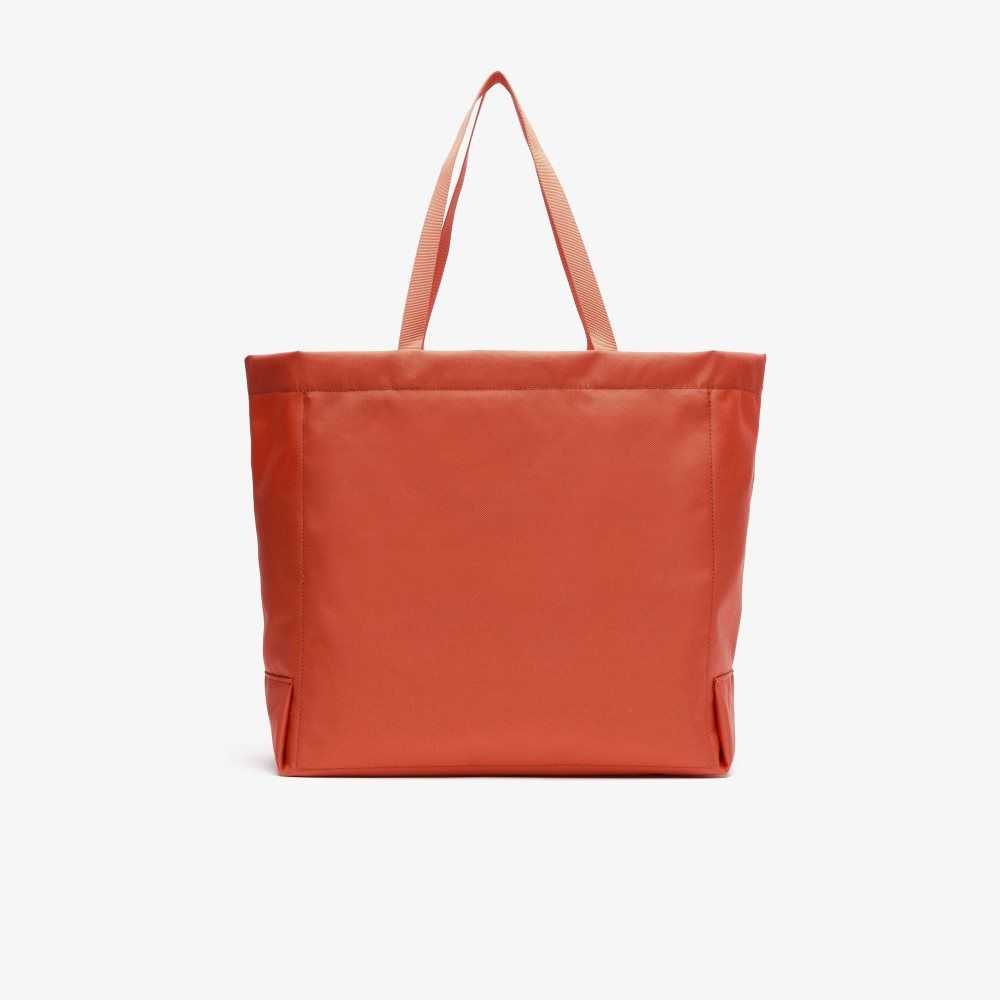 Lacoste Contrast Branding Oversized Tote Bag Pasteque | IXQE-35087