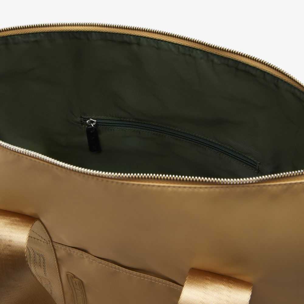 Lacoste Contrast Branding Tote Bag Lark Pastille | QYEA-31957