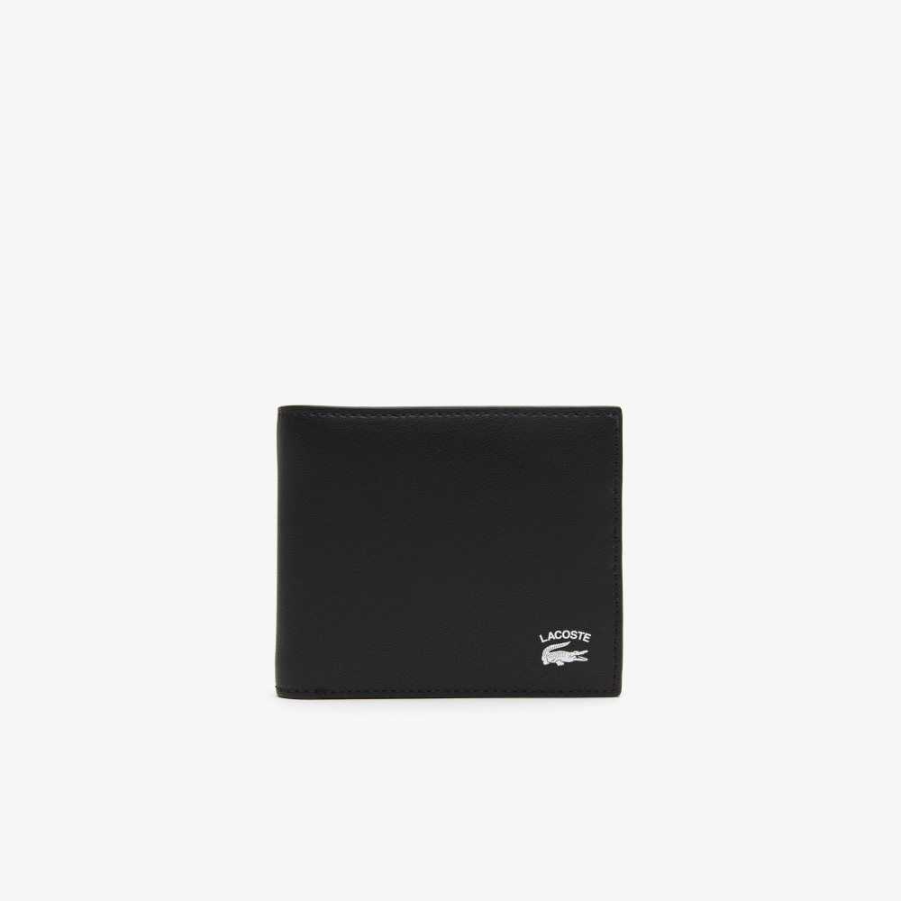 Lacoste Contrast Print Wallet Black | AXEQ-36157