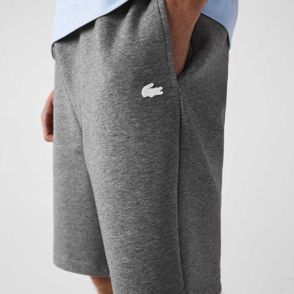 Lacoste Cotton Blend Bermuda Shorts Grey Chine | ZAIY-91507