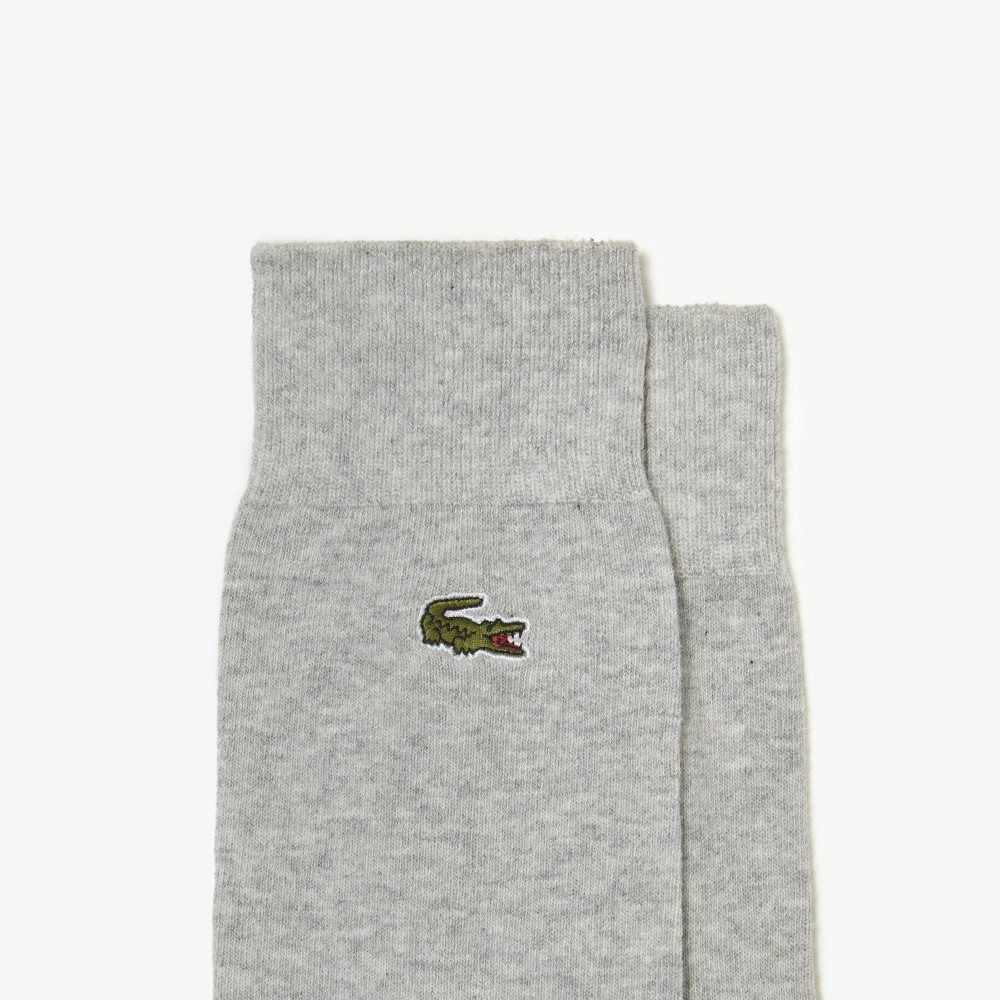 Lacoste Cotton Blend High-Cut Socks Cca | FELC-86130