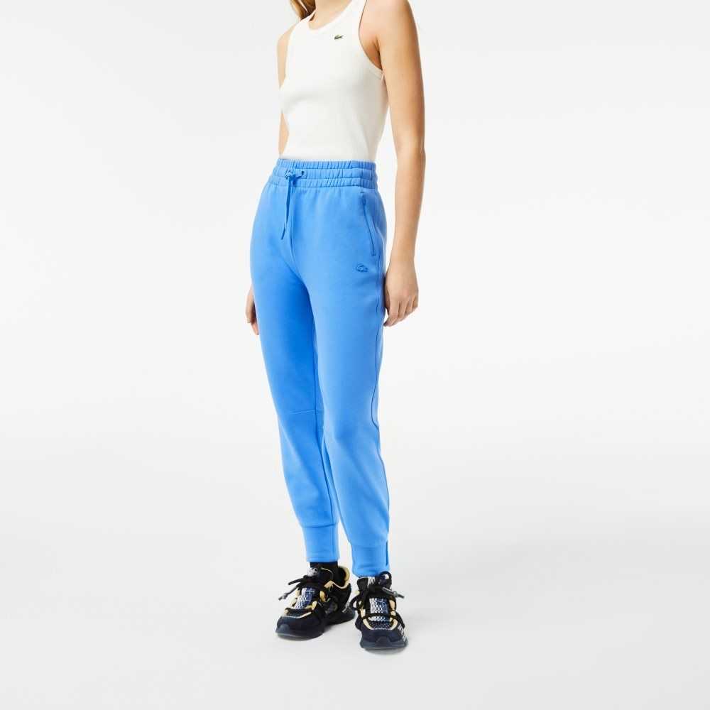 Lacoste Cotton Jersey Trackpants Blue | QBHL-76503