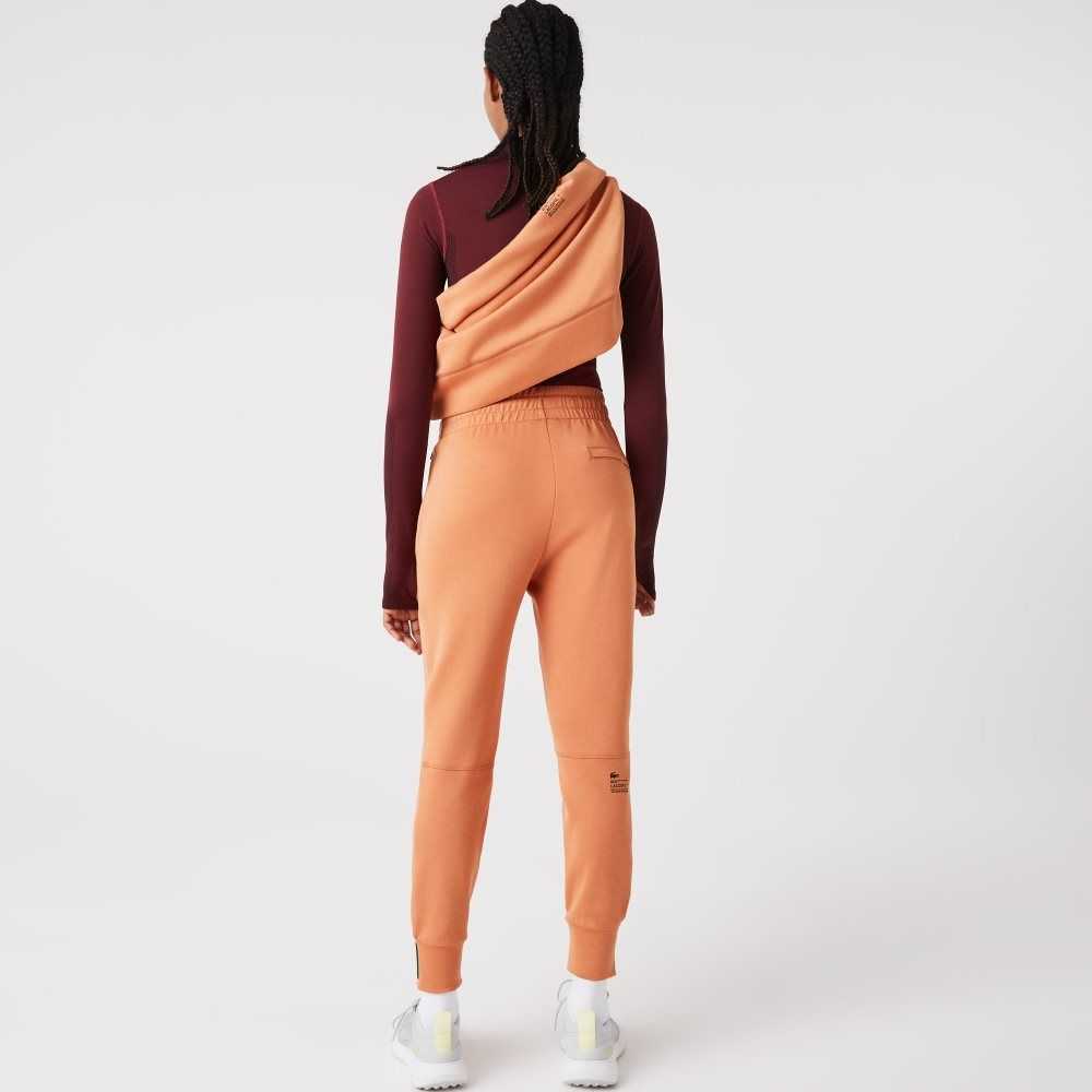 Lacoste Cotton Jersey Trackpants Orange | XVNI-79285