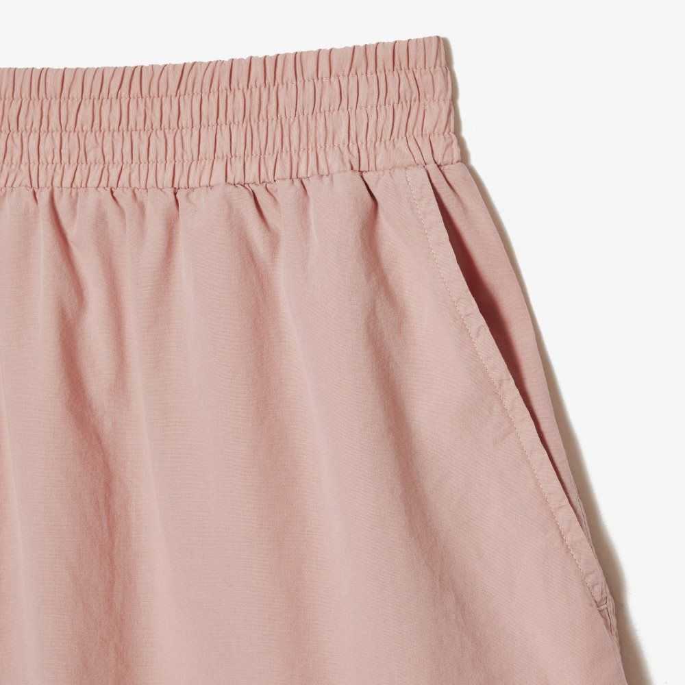 Lacoste Cotton Poplin Shorts Pink | XCIJ-69102