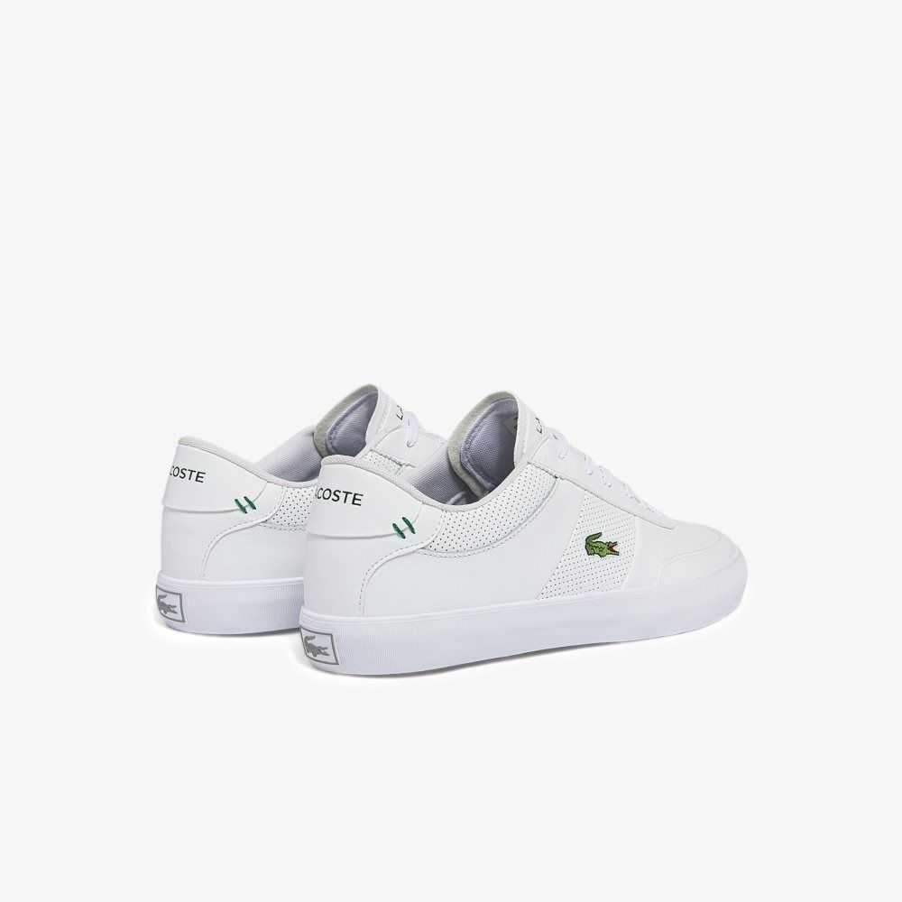 Lacoste Court-Master Leather Sneakers White/White | RWIG-87341