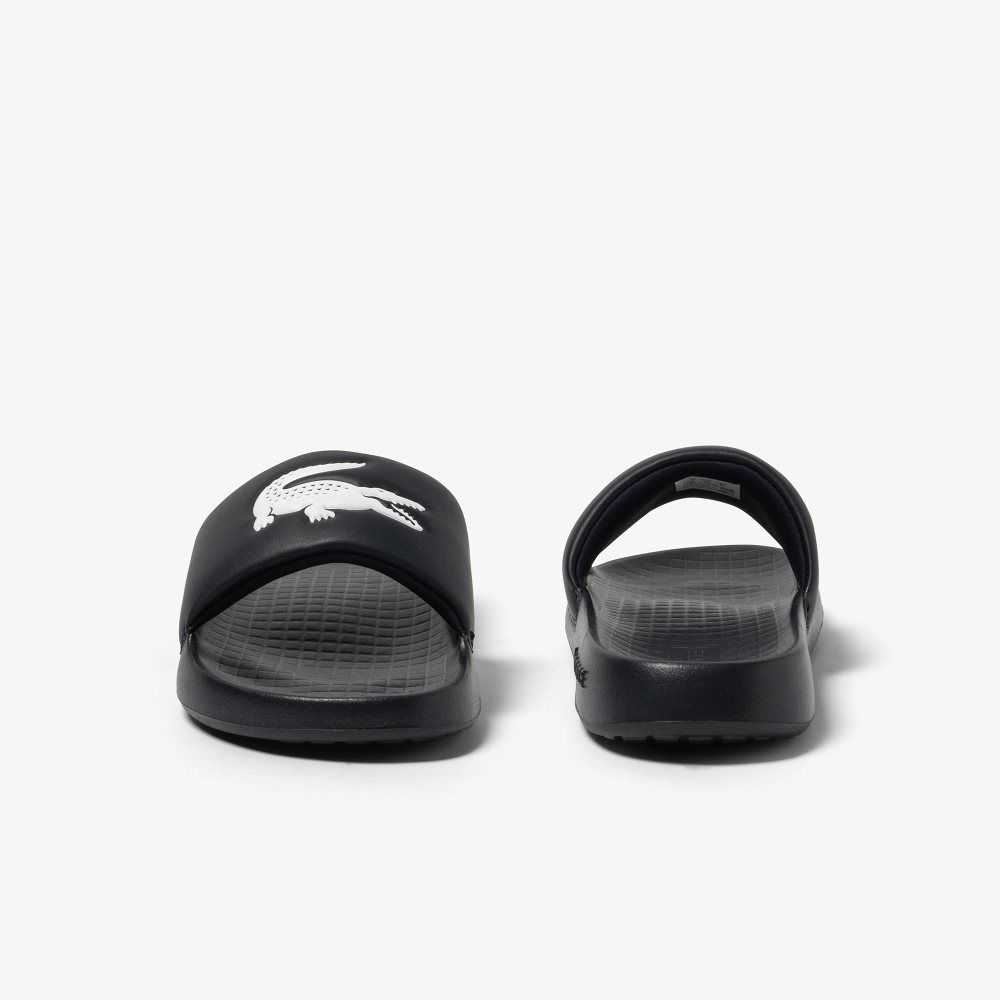 Lacoste Croco 1.0 Slides Nvy/Wht | JAQG-20765