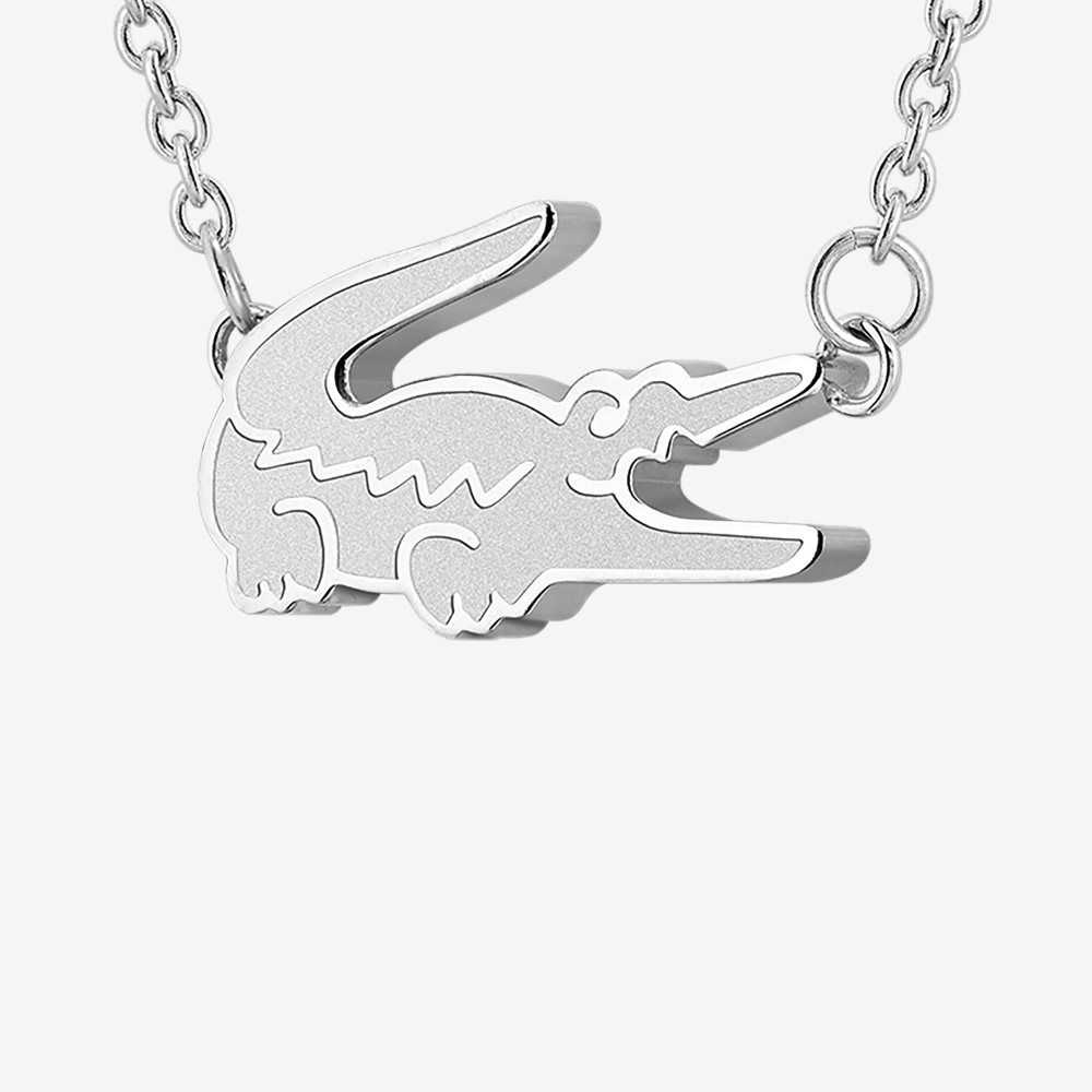 Lacoste Crocodile Bracelet Silver | JSUX-20759