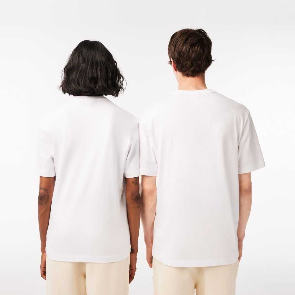 Lacoste Exclusively for members - The 90th Anniversary Collector T-Shirt White | VTNS-74032