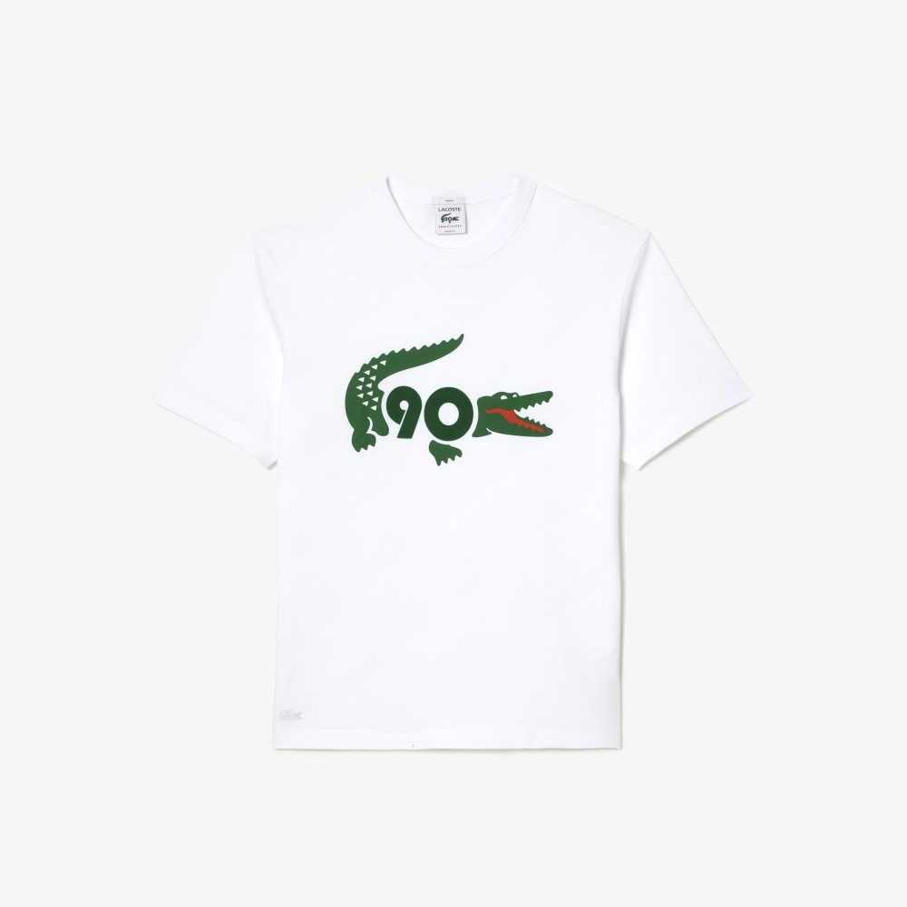 Lacoste Exclusively for members - The 90th Anniversary Collector T-Shirt White | VTNS-74032