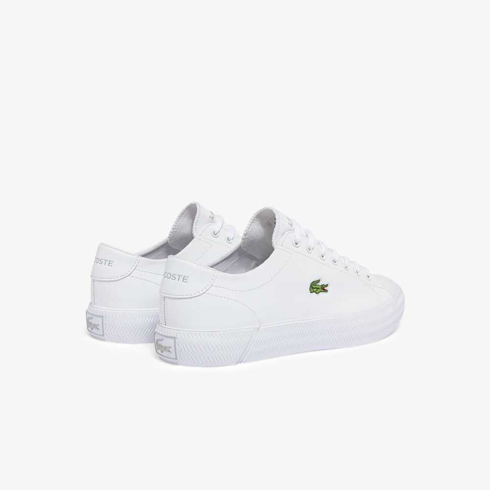 Lacoste Gripshot Leather Sneakers White/White | OBYI-54179