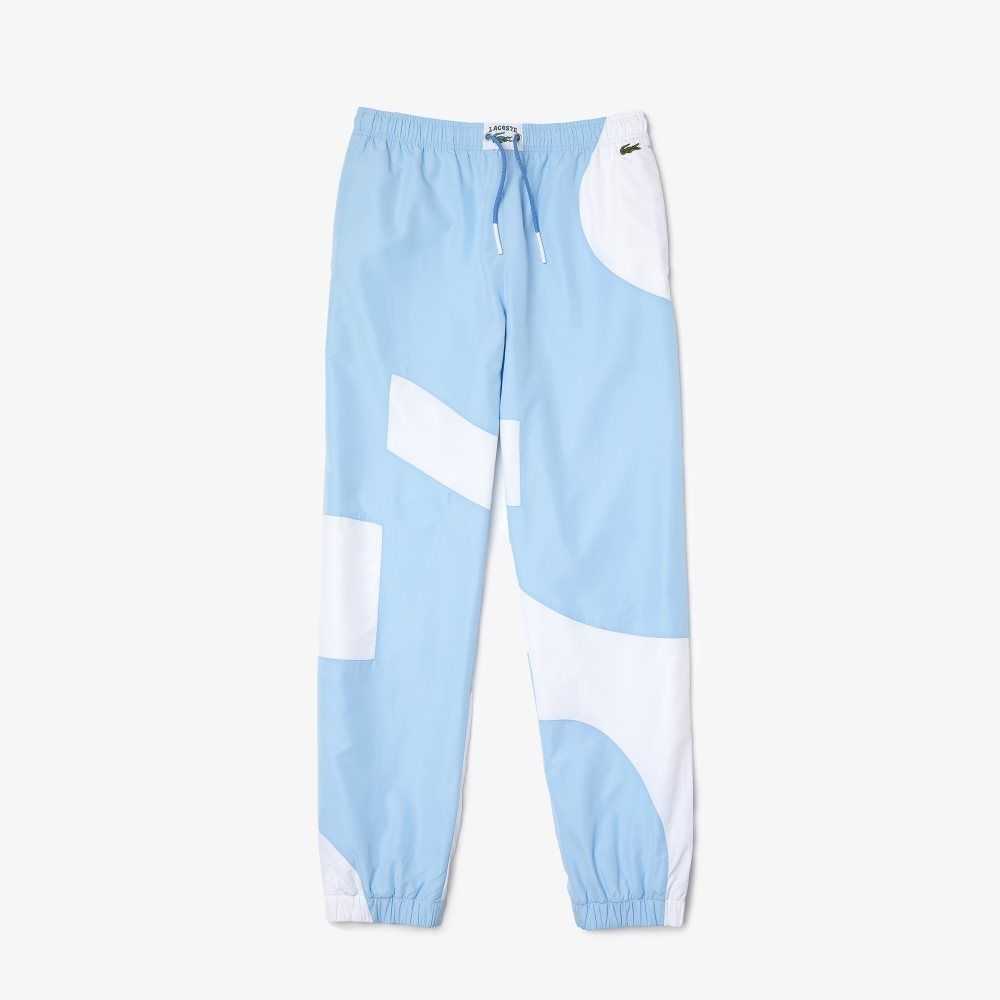 Lacoste Heritage Graphic Track Pants Blue / White | AGFO-31028