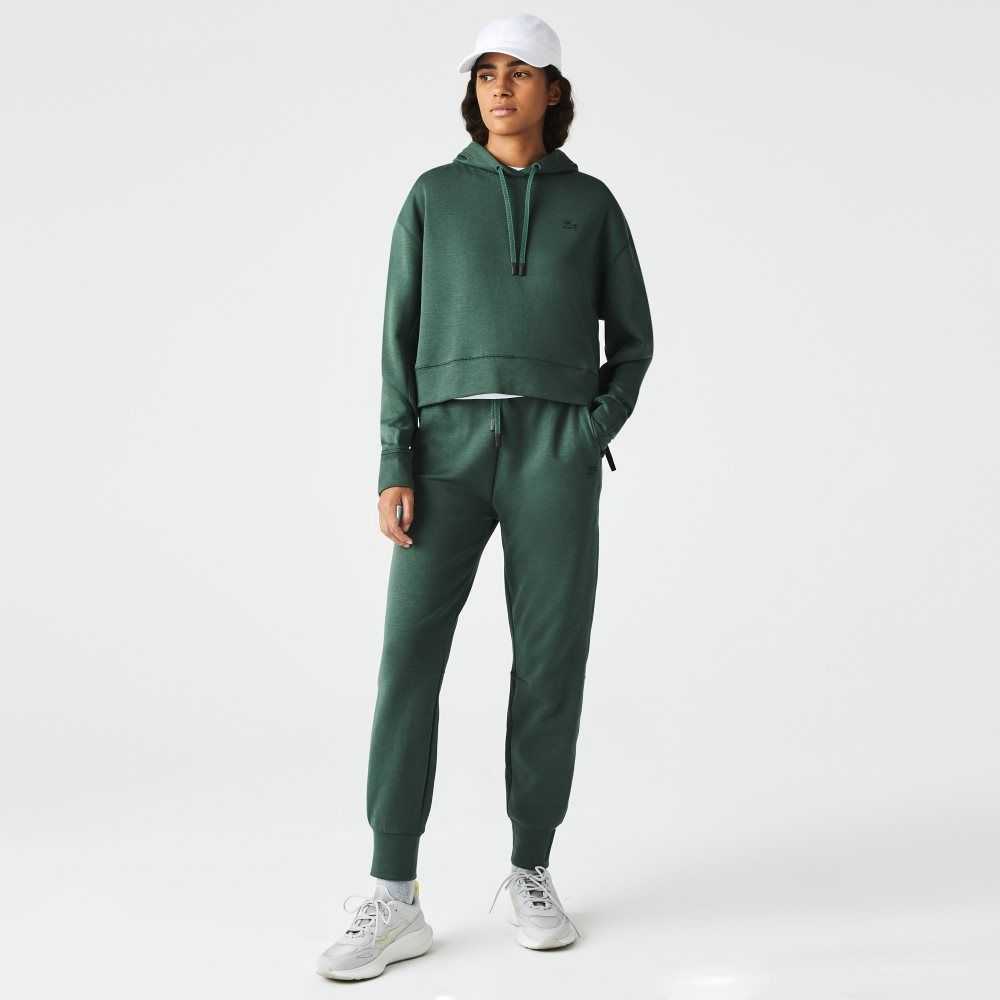 Lacoste Hooded Sweatshirt Green | JGPT-24035