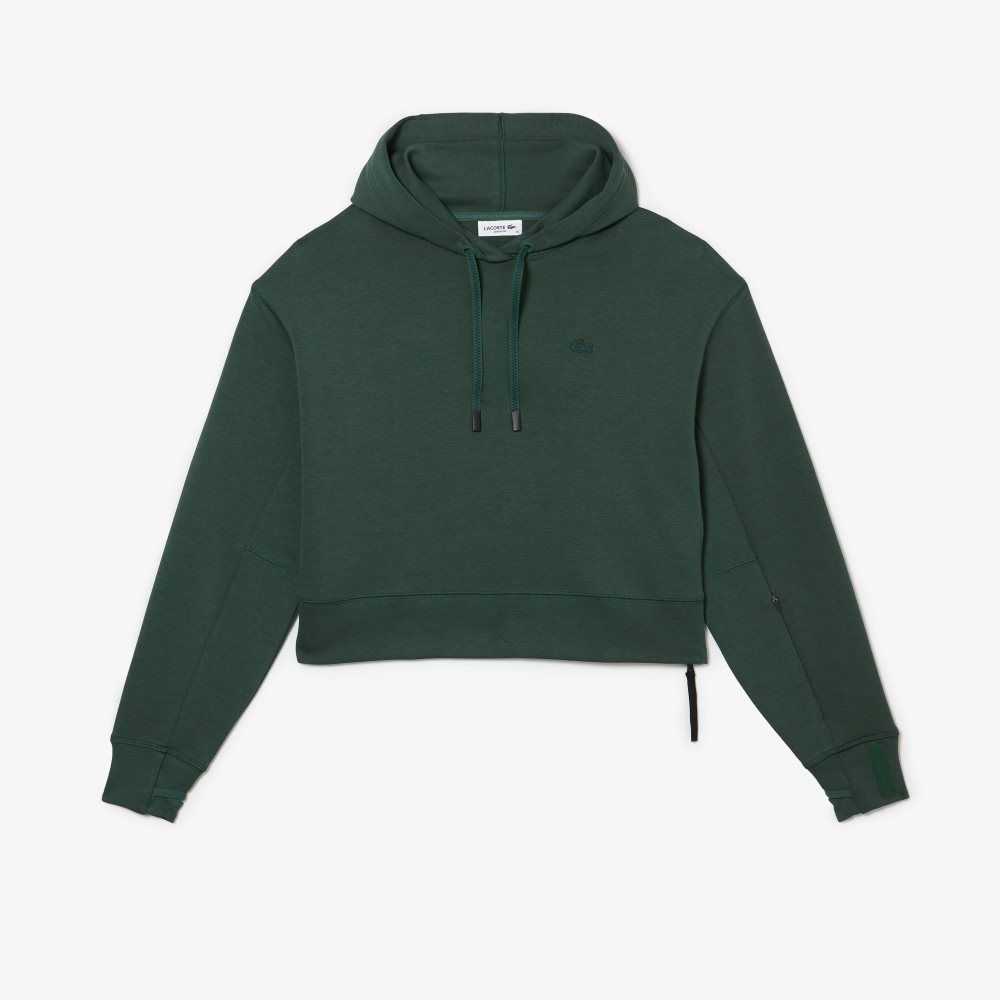 Lacoste Hooded Sweatshirt Green | JGPT-24035