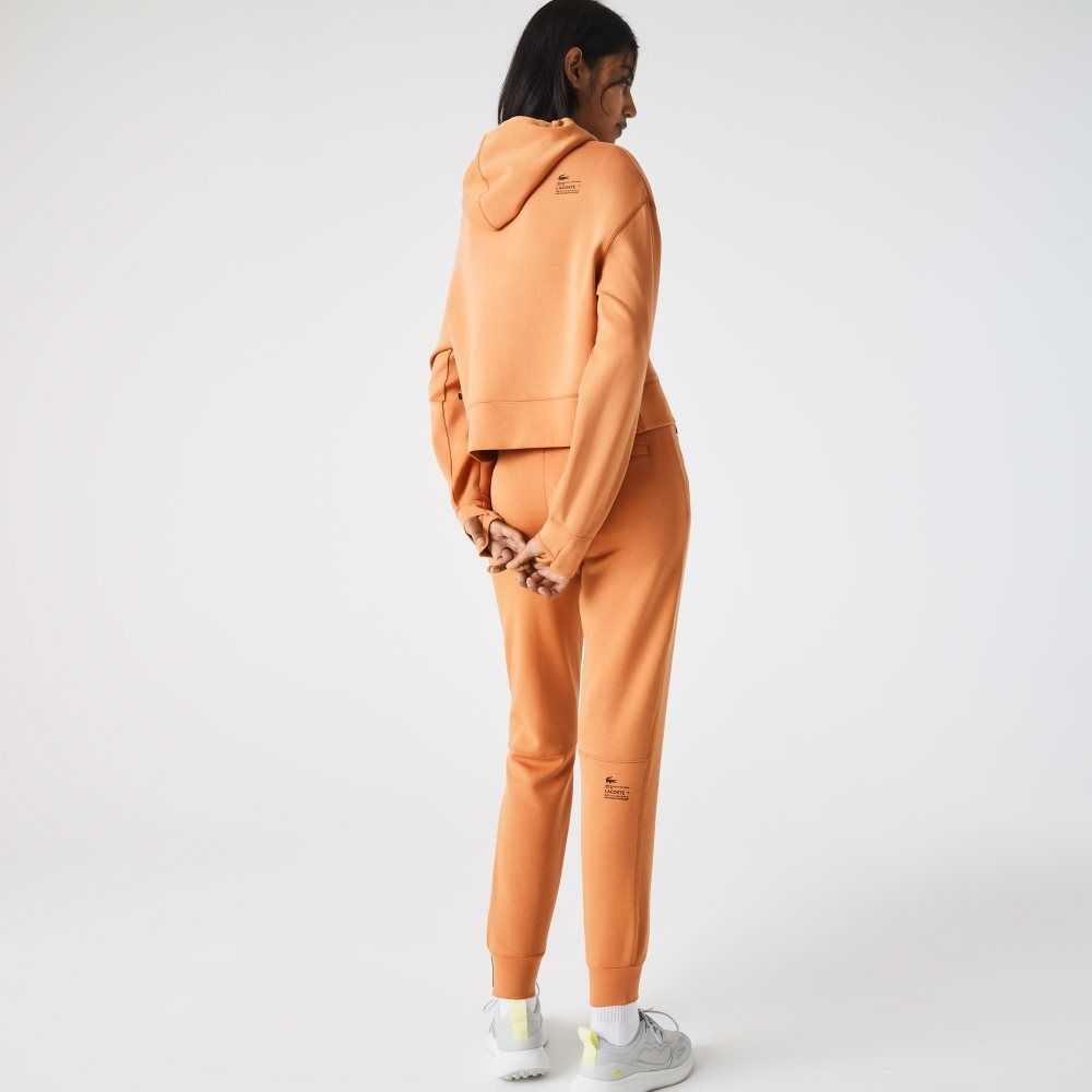 Lacoste Hooded Sweatshirt Orange | ACDF-13697