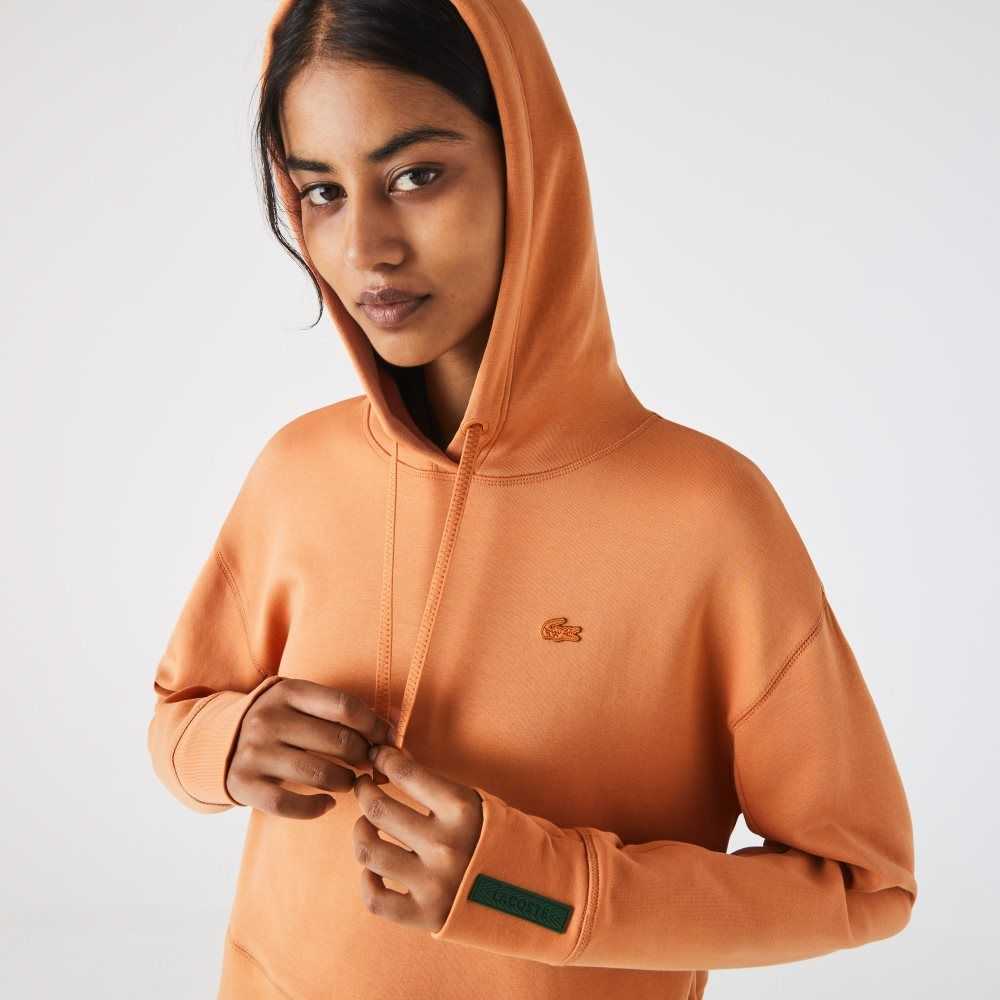 Lacoste Hooded Sweatshirt Orange | ACDF-13697