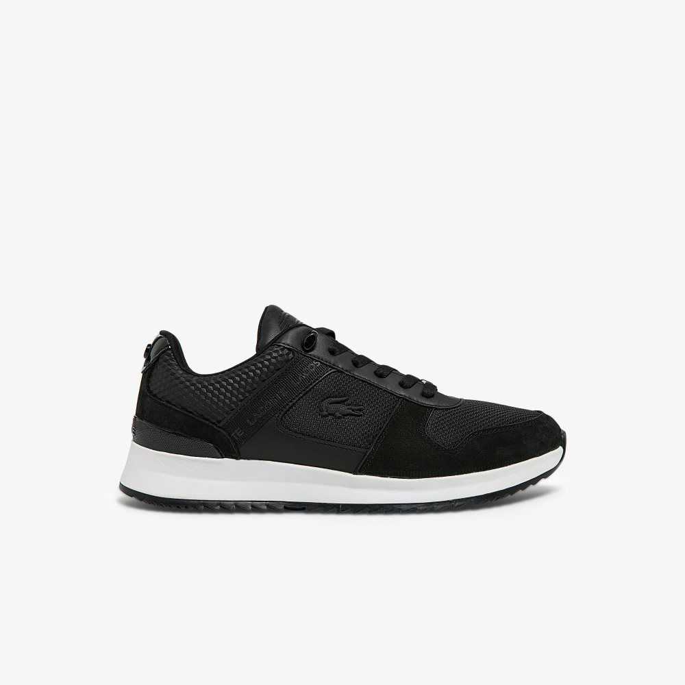 Lacoste Joggeur 2.0 Leather Sneakers Blk/Blk | SYNZ-43027