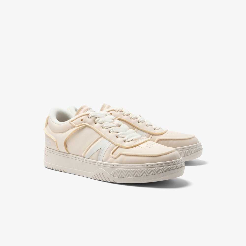 Lacoste L001 Crafted Sneakers Off White/Off White | OHDB-63704