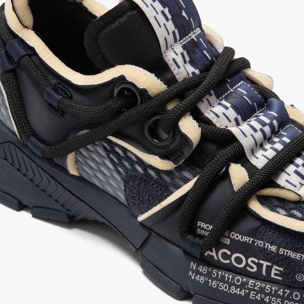 Lacoste L003 Active Runway Sneakers Nvy/Blk | KTXB-61704