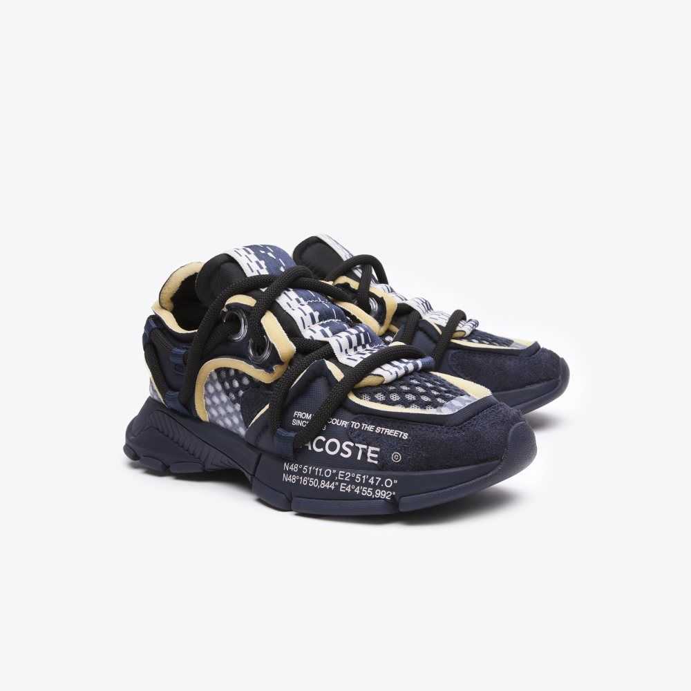 Lacoste L003 Active Runway Sneakers Nvy/Blk | ODQB-75932