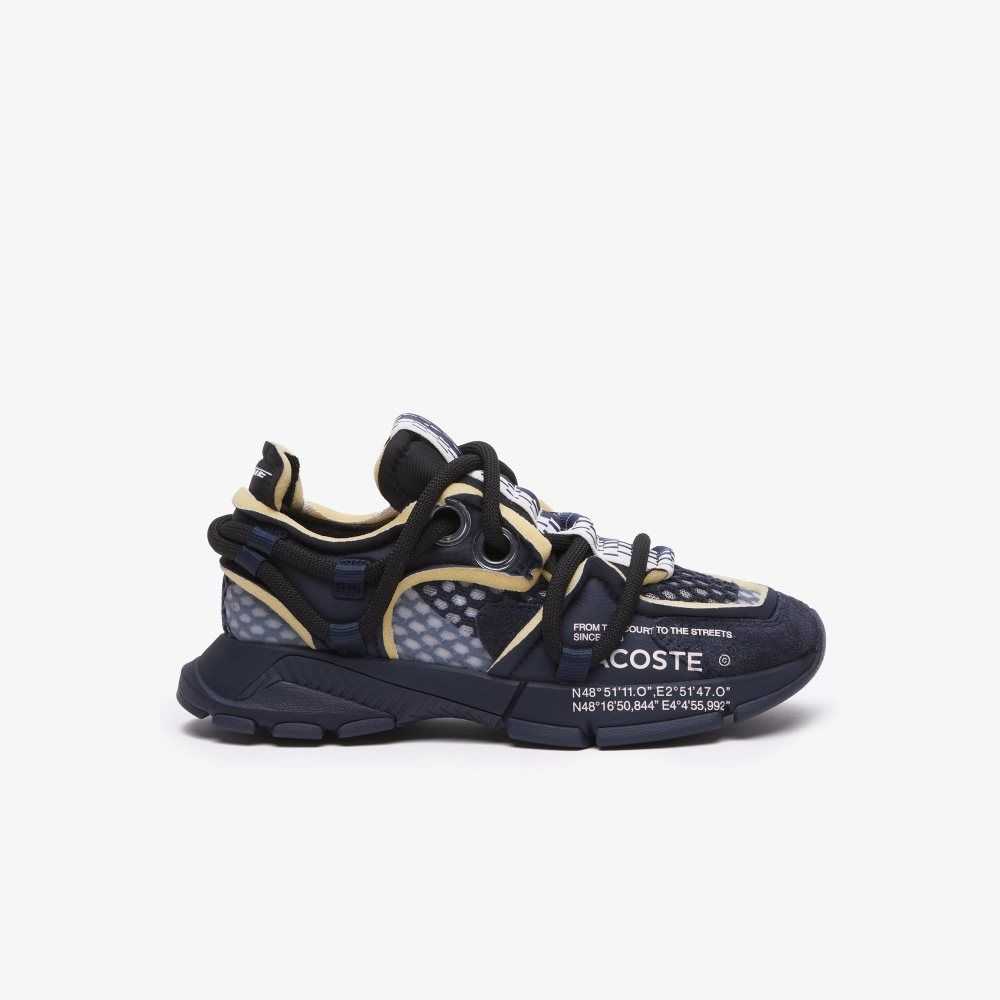 Lacoste L003 Active Runway Sneakers Nvy/Blk | ODQB-75932
